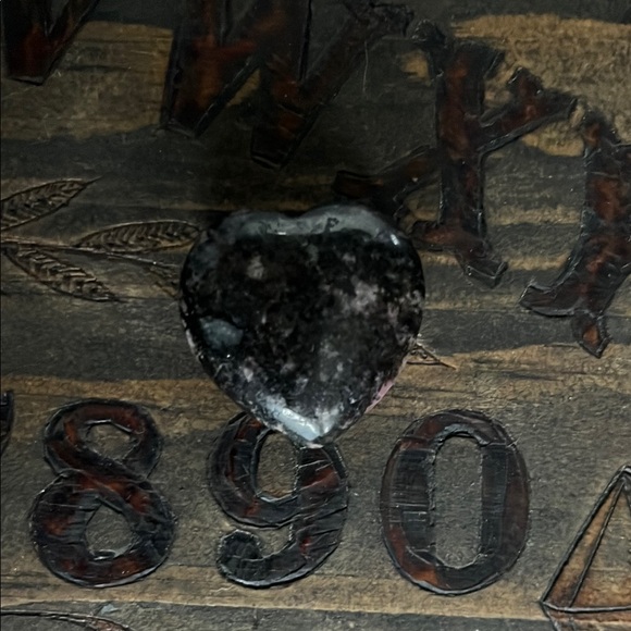 Other - rhodonite Heart-Shaped Stone